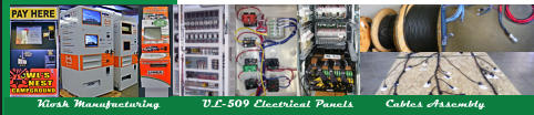 Cables Assembly Kiosk Manufacturing UL-509 Electrical Panels